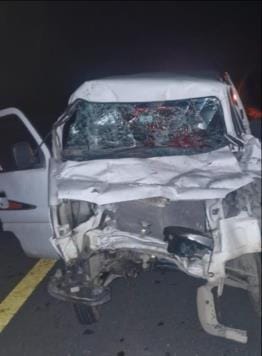 Kanwariyas' car collided with a truck, five injured