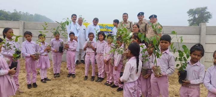 We can make the environment clean only by planting trees: Police Station Incharge