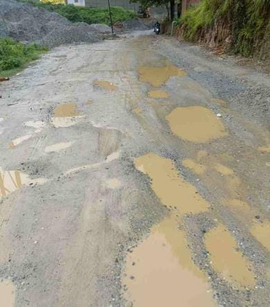 Poor condition of roads, burden on patients
