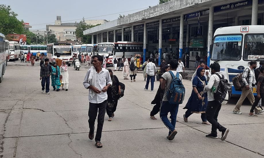 After one and a half year, the roadways bus started for Dabwali again