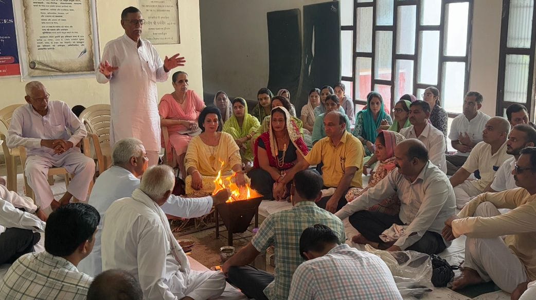 New session started with Vedic Havan in Government College