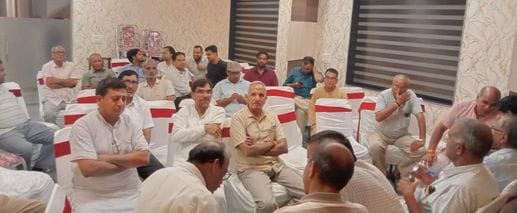 Sunil Aggarwal became the president of the city unit of Haryana Vyapar Mandal