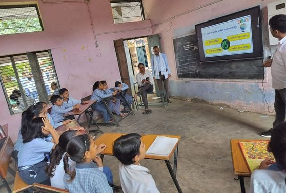 Competition organized for creating awareness about road safety rules