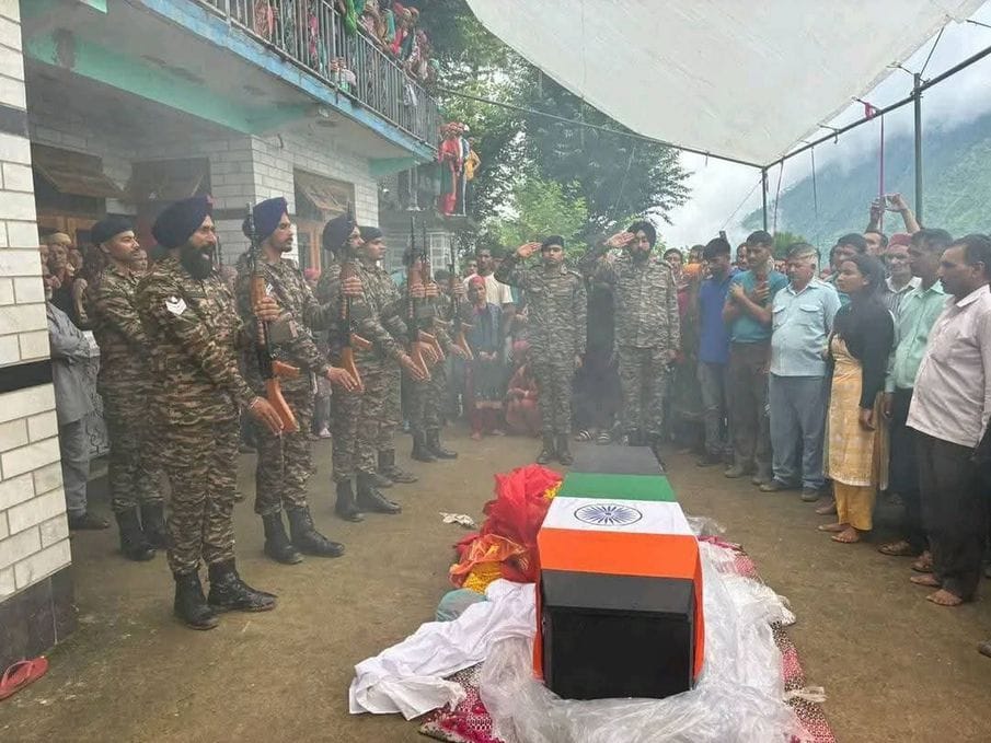 Former Havildar Mohar Singh posted at Shillong Airport passed away