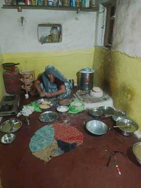 Hot food was being prepared using stolen electricity