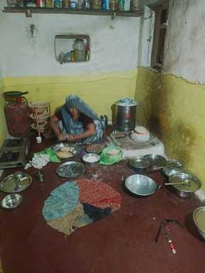 Hot food was being prepared using stolen electricity