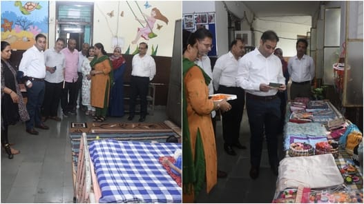 जिला कलेक्टर ने किया बाल संरक्षण संस्थाओं का निरीक्षण