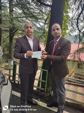 JCB School provided relief funds to disaster affected people