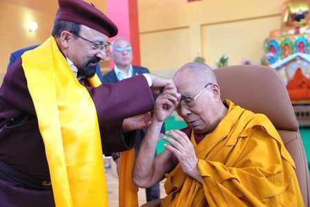 dalai lama in janskar