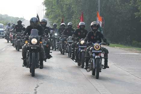 army bike rally reached sitapur