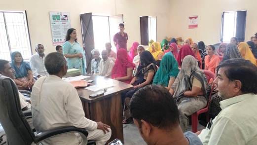MNREGA works were investigated in the social audit gram sabha in Begumabad, workers lodged a complaint