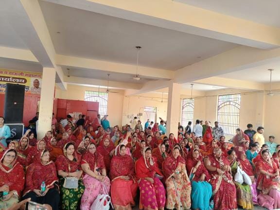 Goswami community prayed at the birthplace of Swami Haridas ji