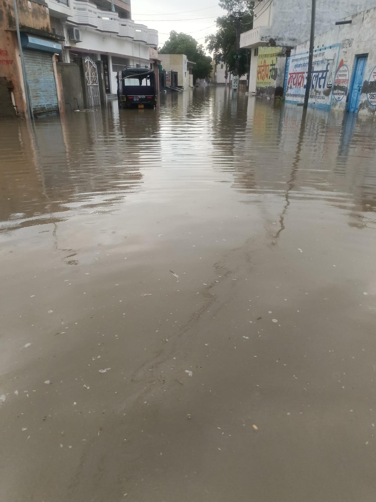 Relief rained in Bahal but the pain of waterlogging left behind