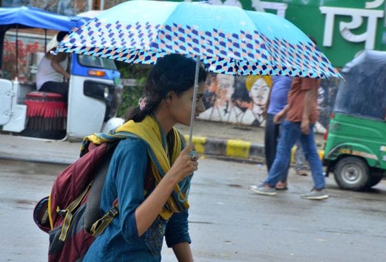 Rain brought relief from heat, waterlogging in the localities