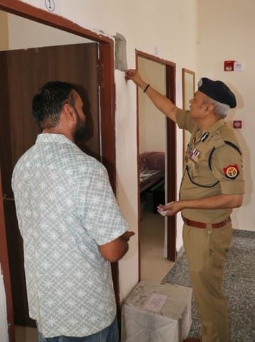 ADG Dhan Singh Kotwal arrived to see the arrangements at Police Training Center