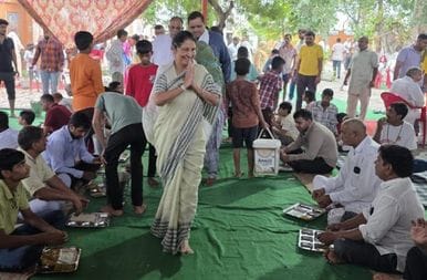 Demand to complete the incomplete construction of the road in front of the MLA