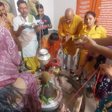 Devotees flocked to temples on Sawan Shivratri