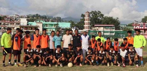 Today there will be a football final match between Devsingh and Jhaulkhet.