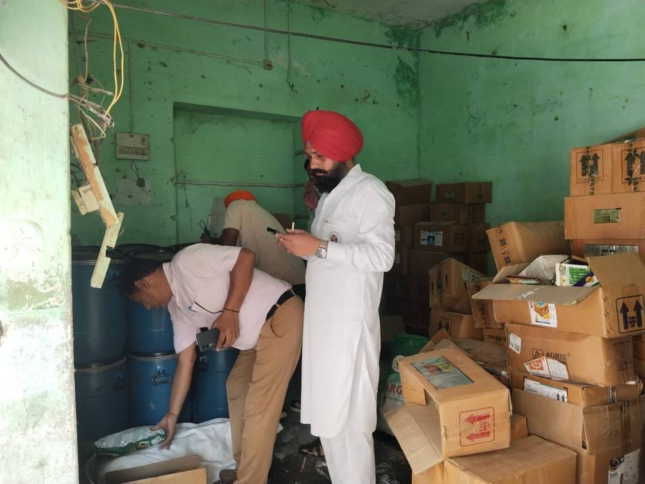 The Agriculture Department sealed two warehouses in Canal Colony