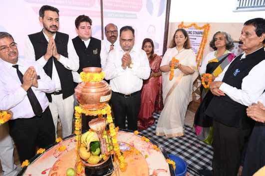 Shivling was established in the district bar premises