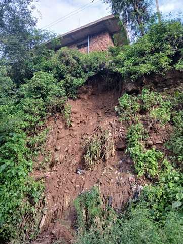 Ramnagar, Cheegli Chori, Landslide, 10 Homes in Danger