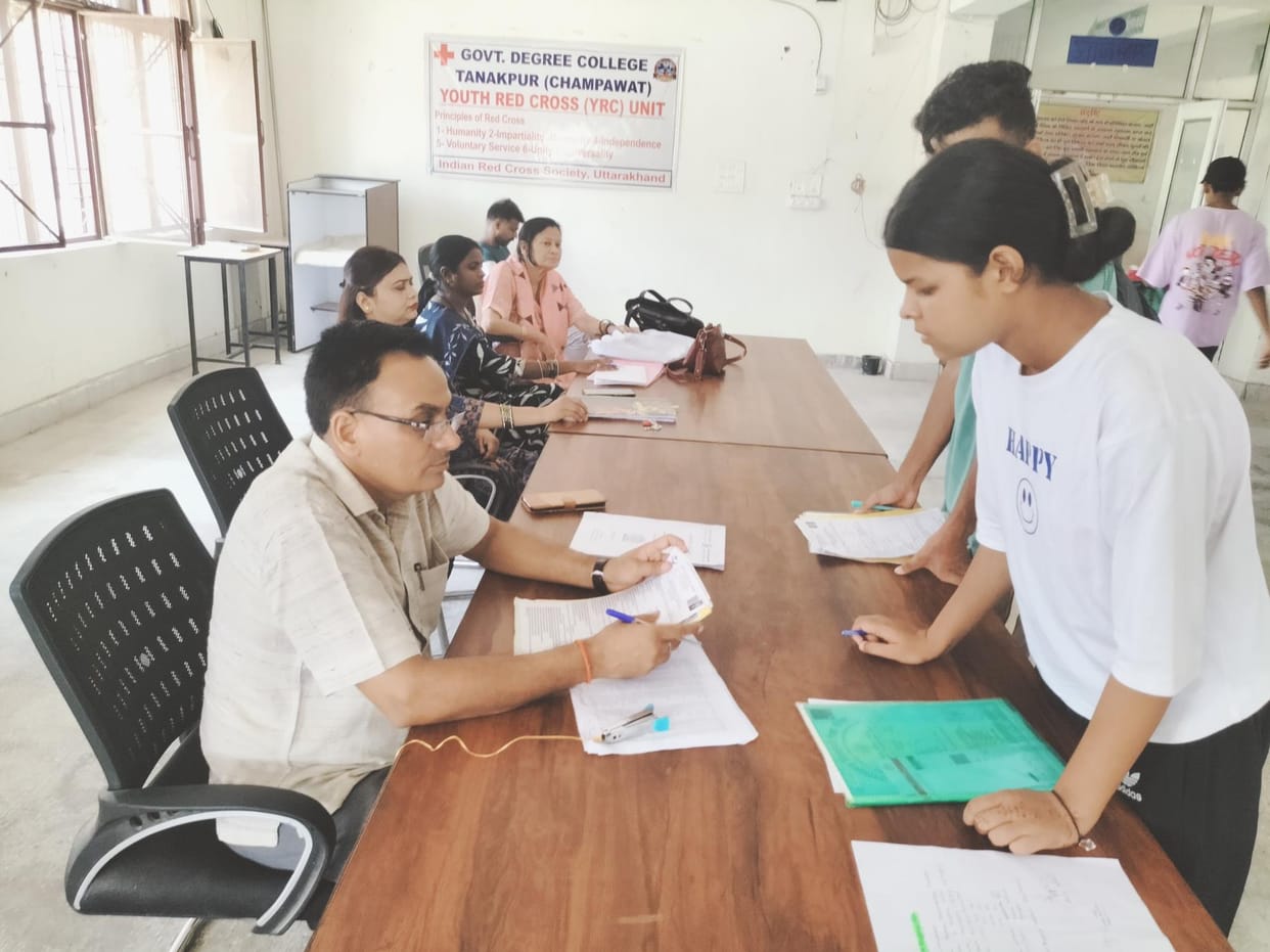 155 got admission in BA first year in Tanakpur Degree College.
