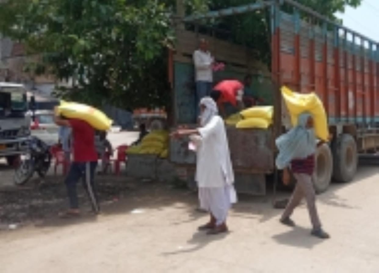 1100 bags of urea fertilizer distributed, farmers got relief