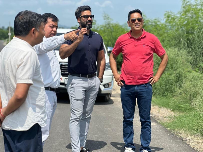 The Deputy Commissioner visited the Panchayats and took stock of the development works