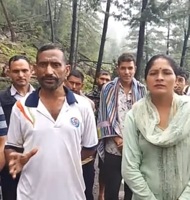 Udhampur, Mongri Tehsil, Landslide, Ladda Road Cut off
