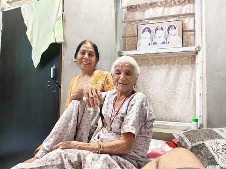 बुजुर्ग महिला द्रौपदी की फाइल फोटो।