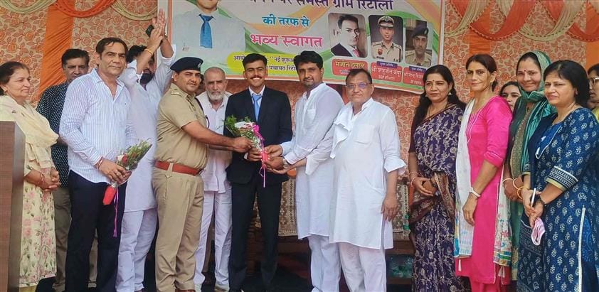 Rohtak police constable became lieutenant in army