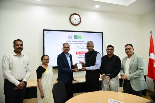 AACSB regional head visits IIM