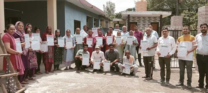Inspired for natural farming in Amlahad and Gwalpathar