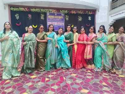 Members danced in the Teej festival of Inner Wheel Club