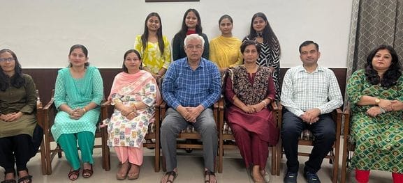 Sanjana became the college topper with 89% marks in the second year of B.Ed