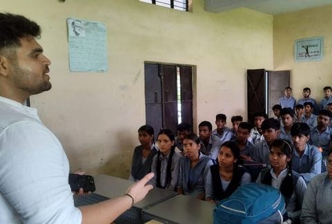 Employment information given to students under vocational guidance