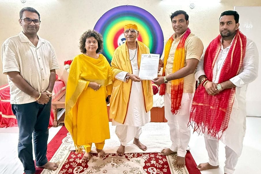Devendra Sharma became the state president of International Temple Management Council