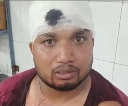 Municipal corporation's outsourcing worker attacked with a chopper