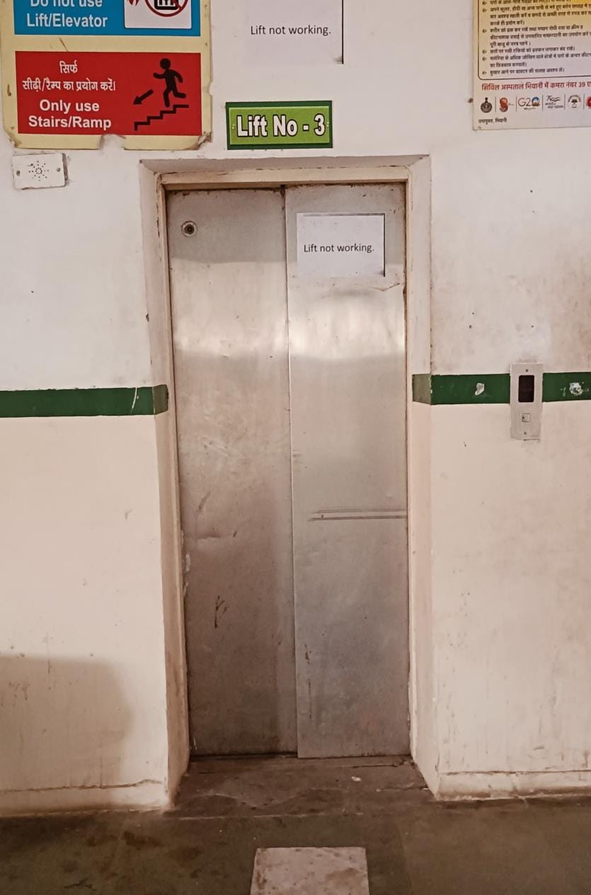 Breaths are rising on the stairs, hospital lifts are silent