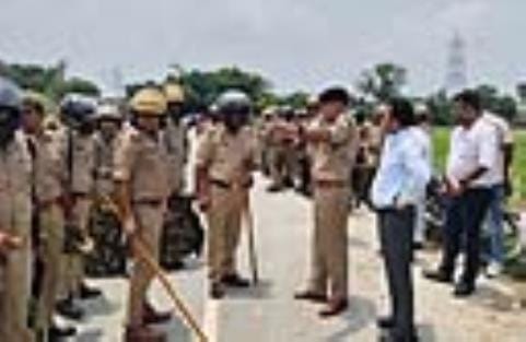 Demarcation of 200 bigha land of disputed pond done