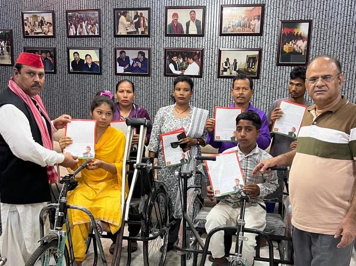 Distribution of tricycles among the handicapped