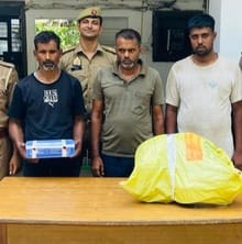 Five people killed a banned animal and threw away its remains, three arrested