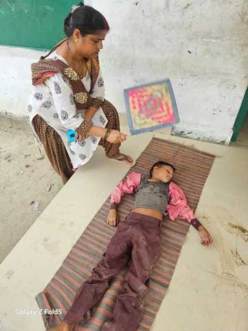 Power crisis till noon... Teacher and student fell unconscious in the scorching heat