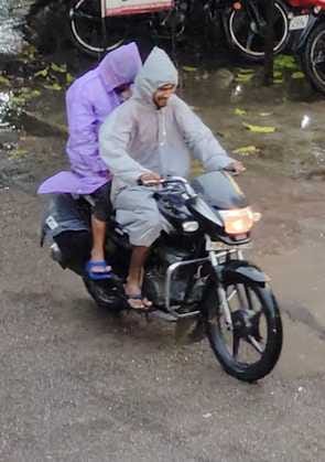 The heat tormented the whole day, the rain in the evening brought relief