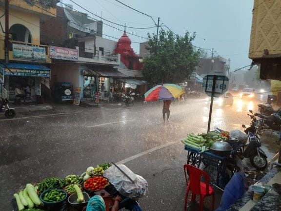 Heavy rain in the evening, relief from humidity