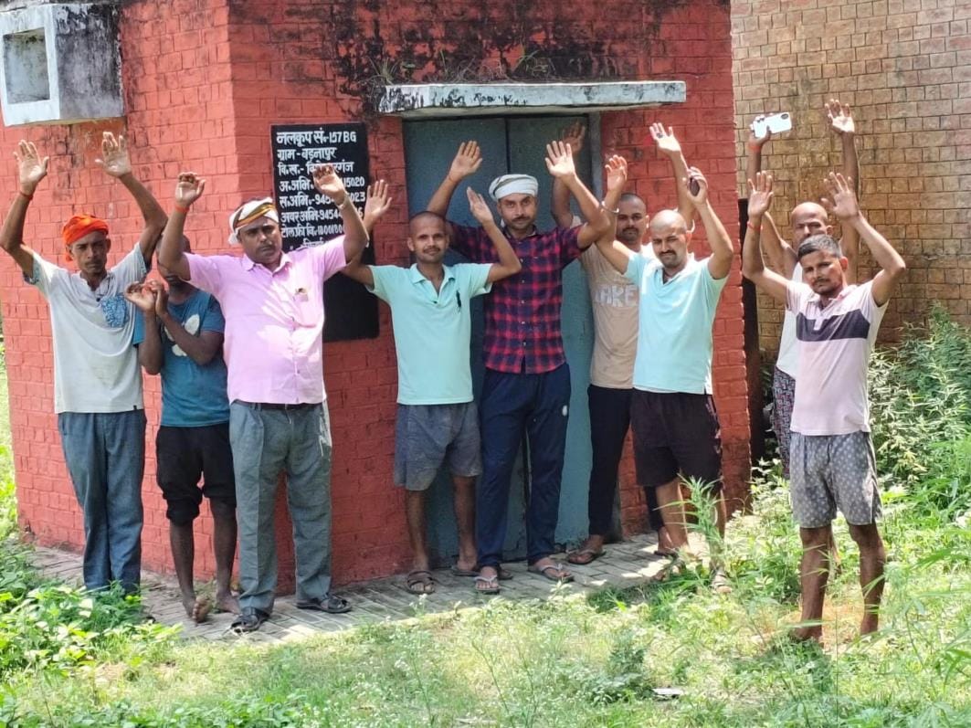 Angry farmers protested to start the closed tube wells