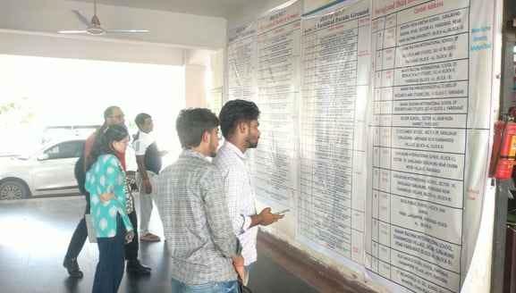 Three buses left for Faridabad, police deployed at examination centers, 7388 will take the exam today