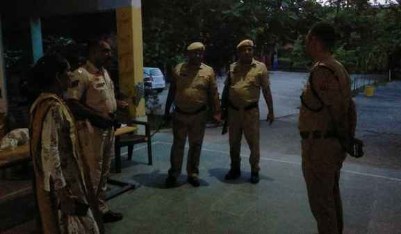 Jhajjar police made strict security arrangements, monitoring and vigilance at every level