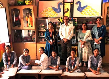 Child artists enthralled the audience with folk songs of Teej