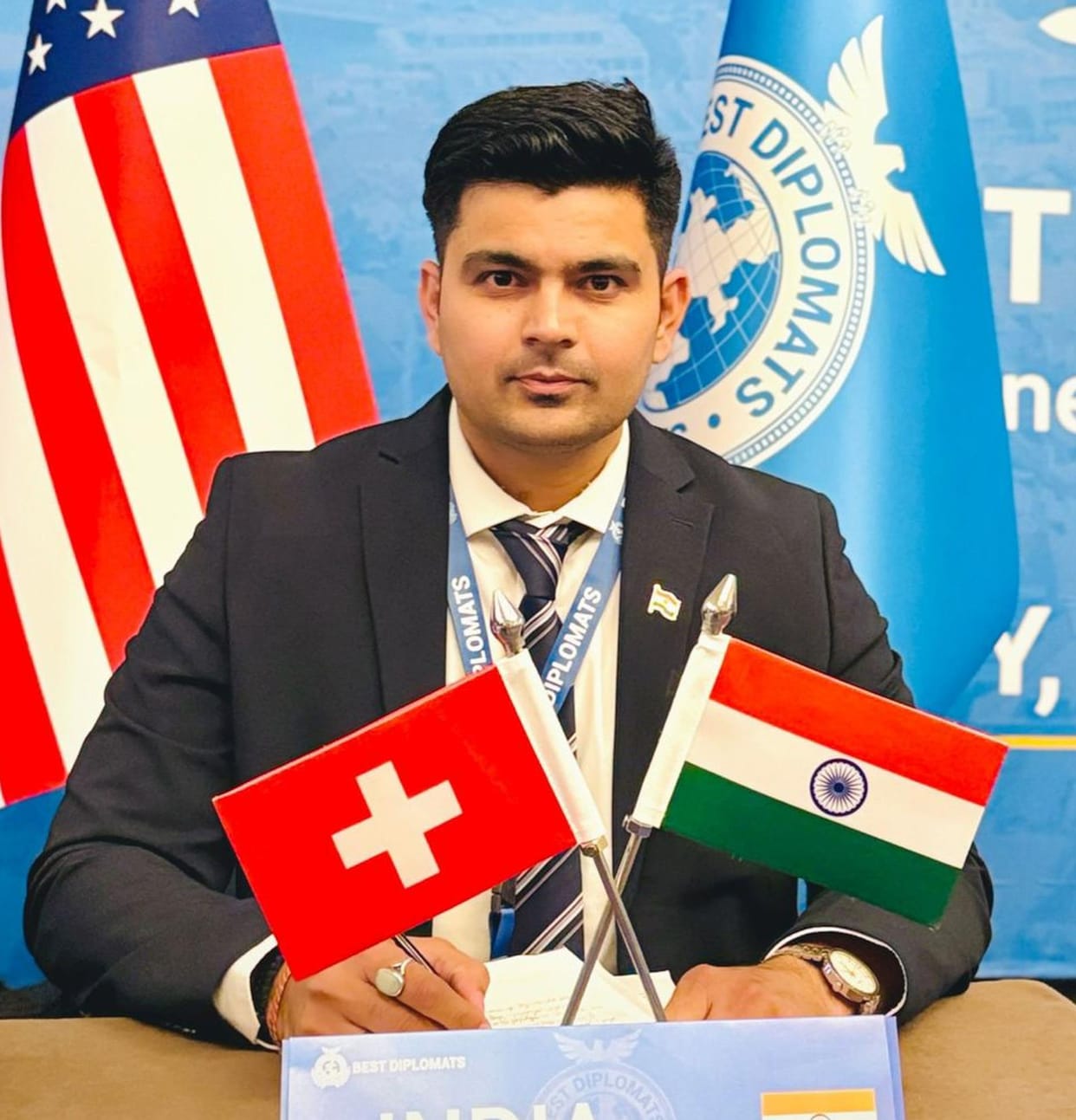 Dr. Bharpoor Singh received the Best Representative Award